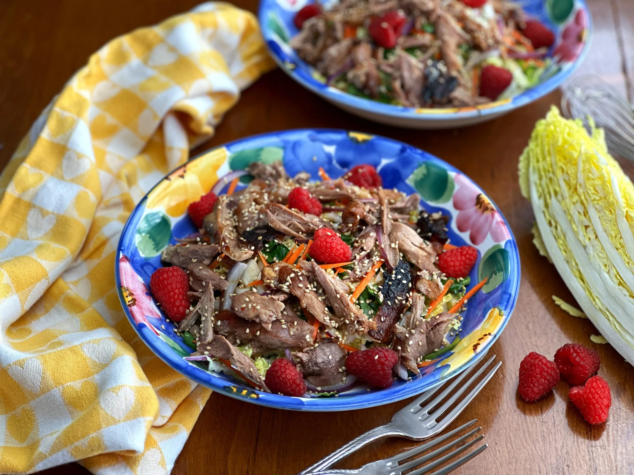 Maple Sesame Duck Salad